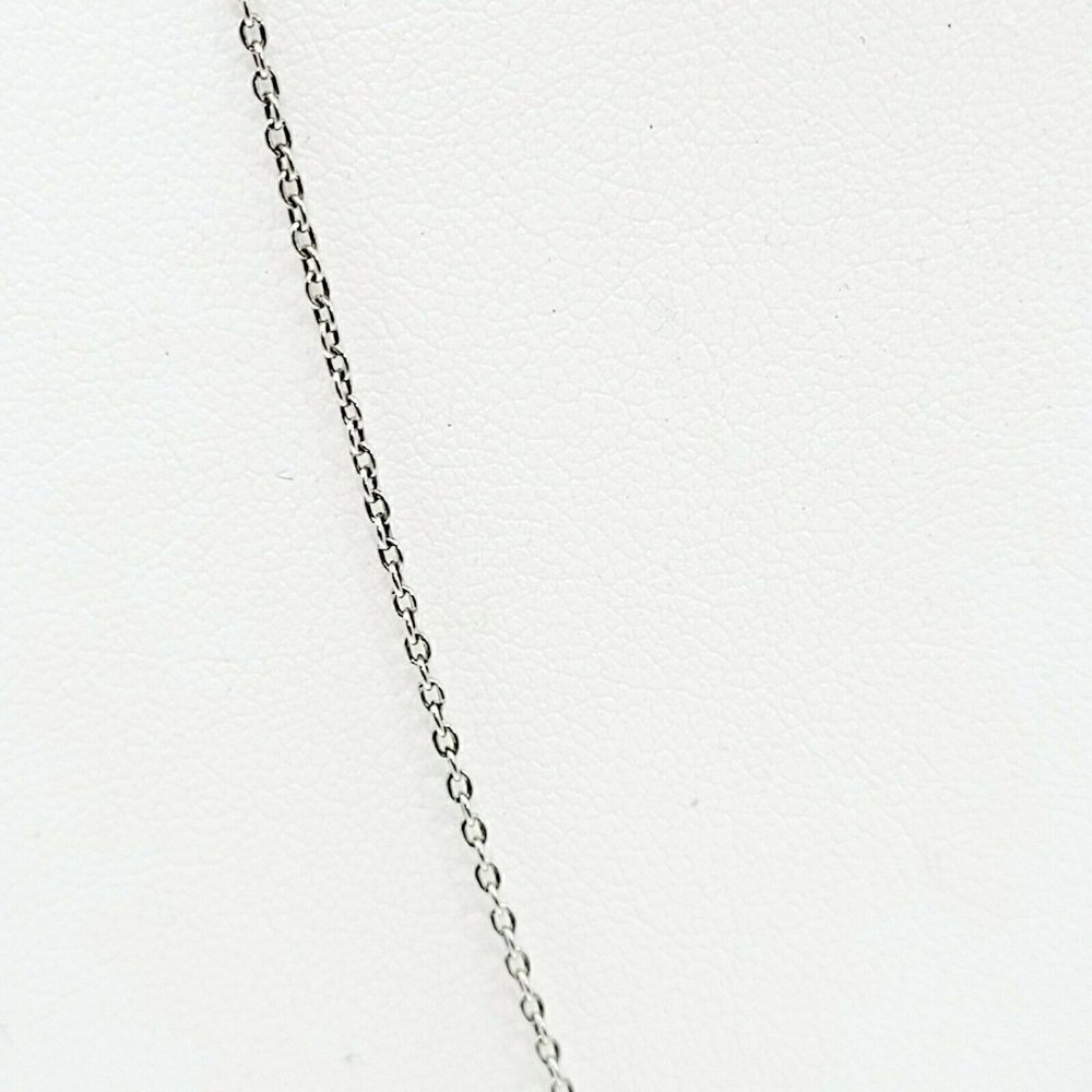 ATI 925 Indonesia Signed Sterling Silver Necklace Gunmetal Shambala Crystal Ball - Picture 4 of 11
